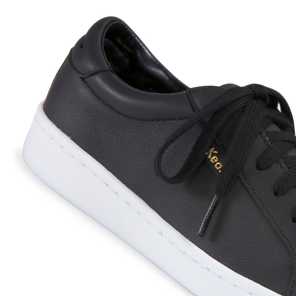 Zapatillas Keds Mujer Ace Cuero Negras