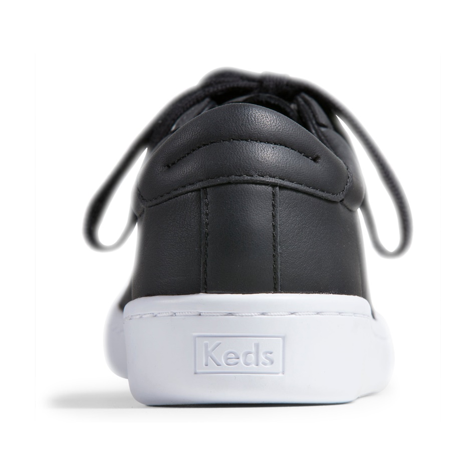 Zapatillas Keds Mujer Ace Cuero Negras