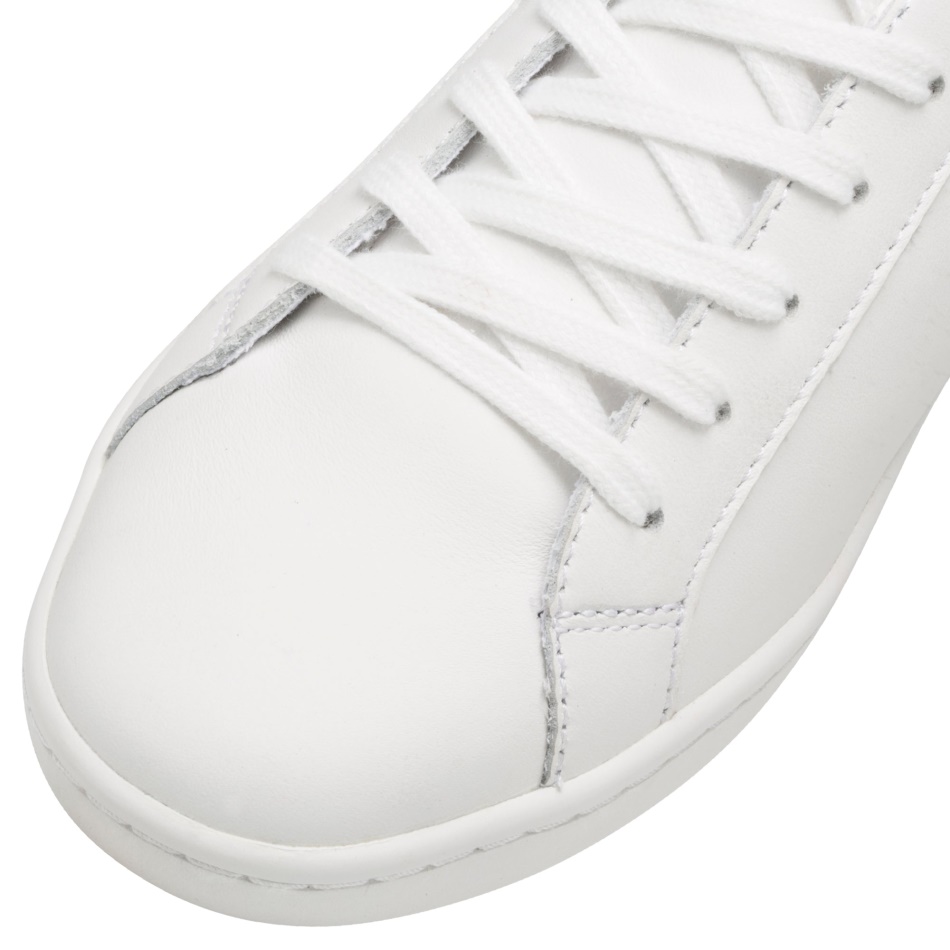 Zapatillas Keds Mujer Ace Cuero Metalizado Blanco-oro Rosa