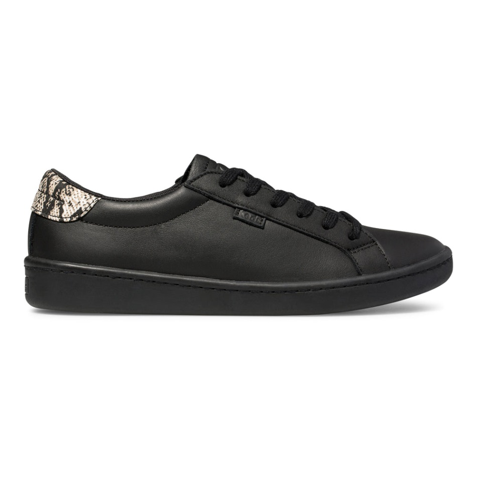 Zapatillas Keds Mujer Ace Cuero Mezcla Negro