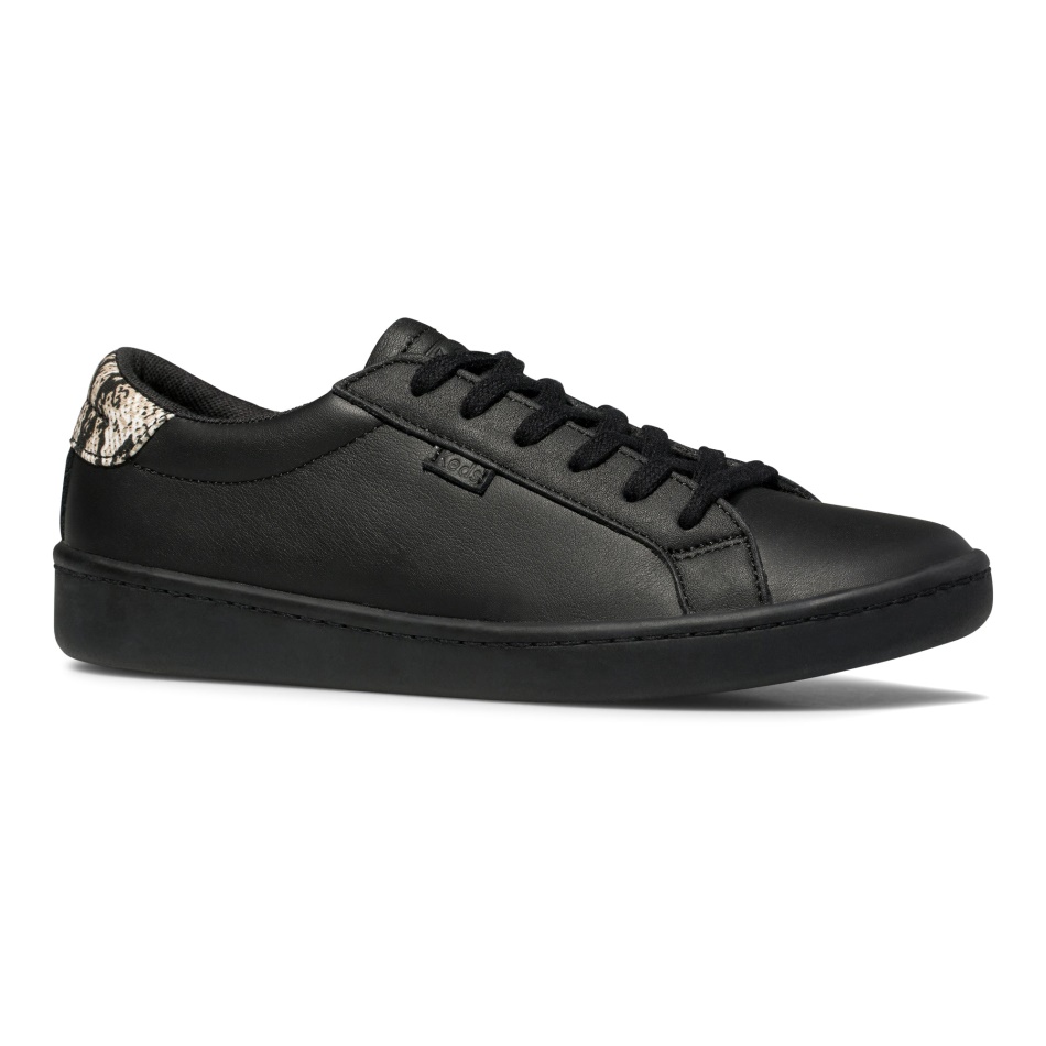 Zapatillas Keds Mujer Ace Cuero Mezcla Negro
