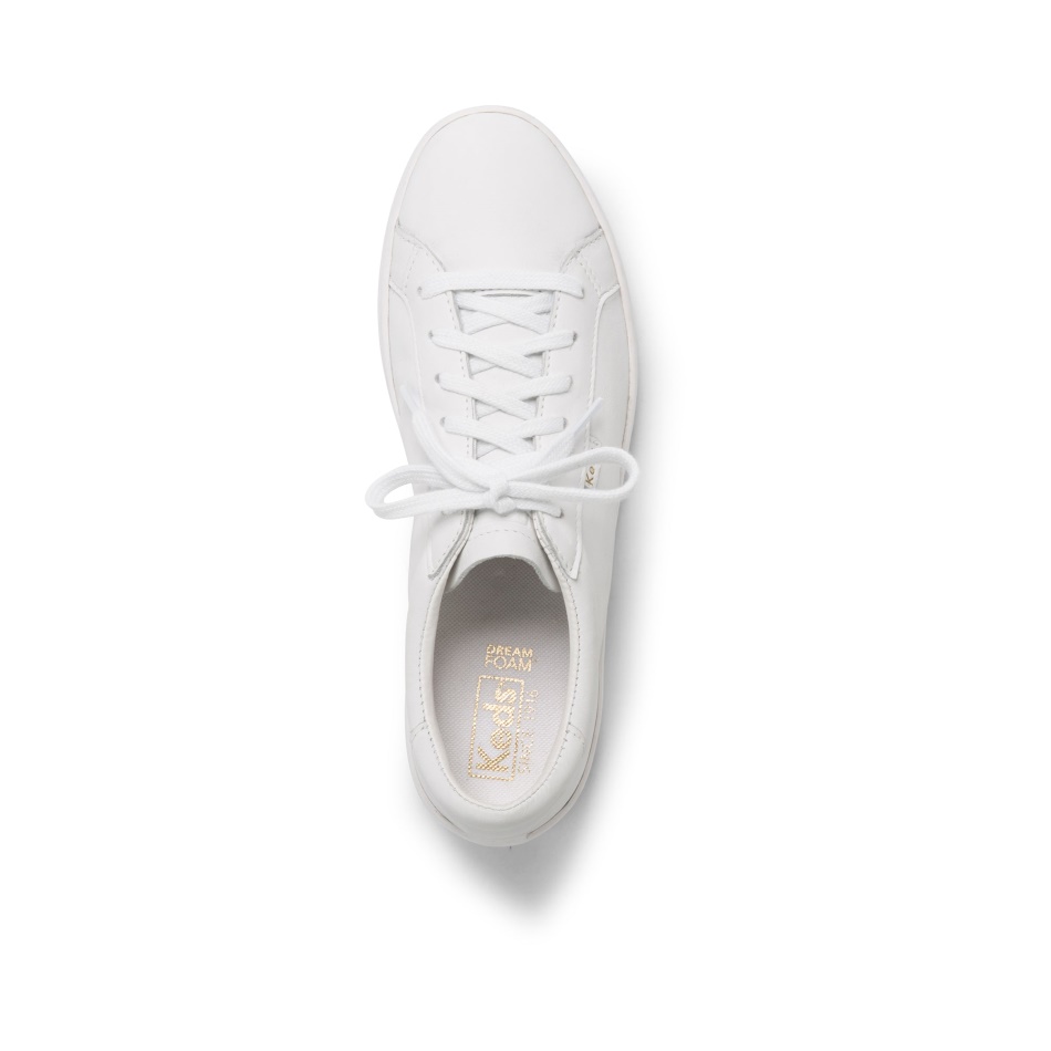 Zapatillas Keds Mujer Ace Cuero Blancas