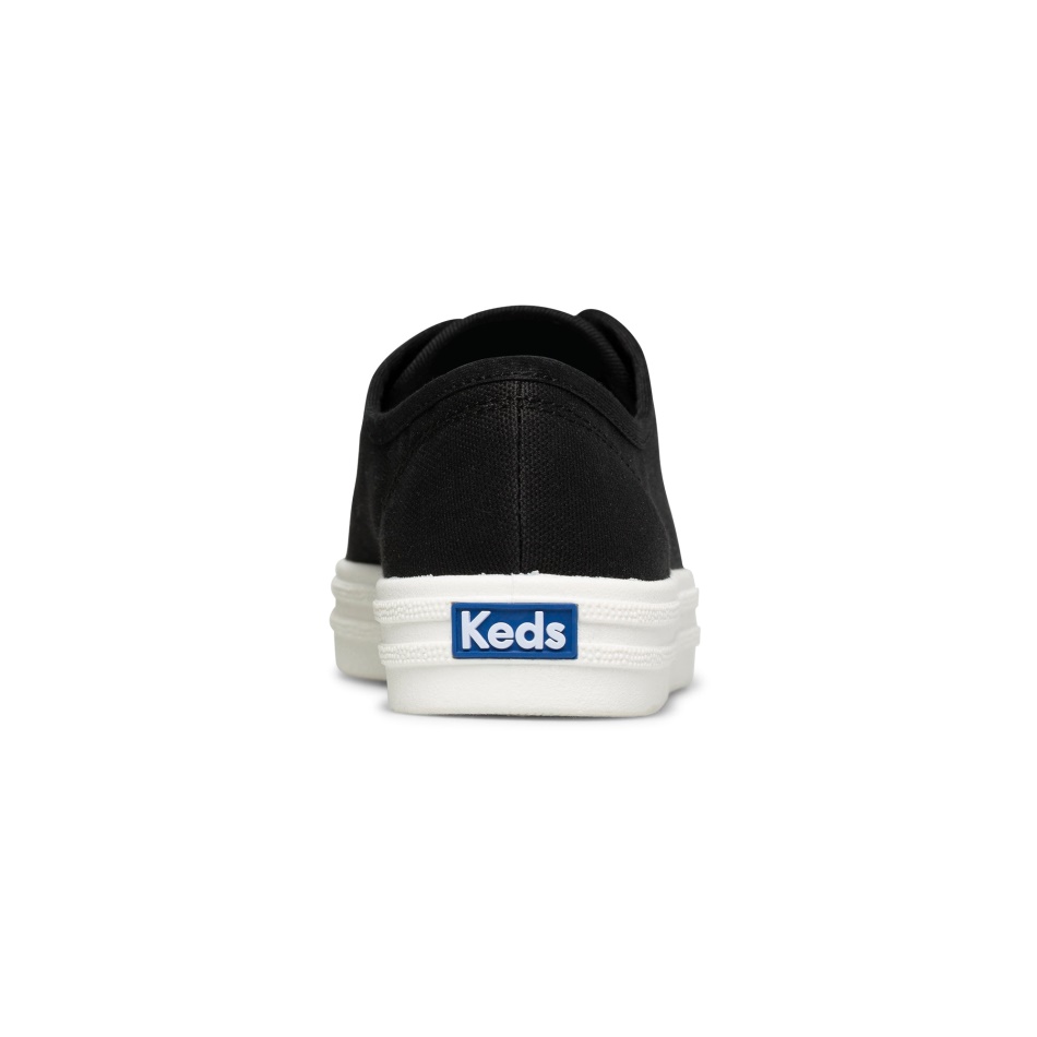 Keds Mujer Breezie Lona Negro Blanco