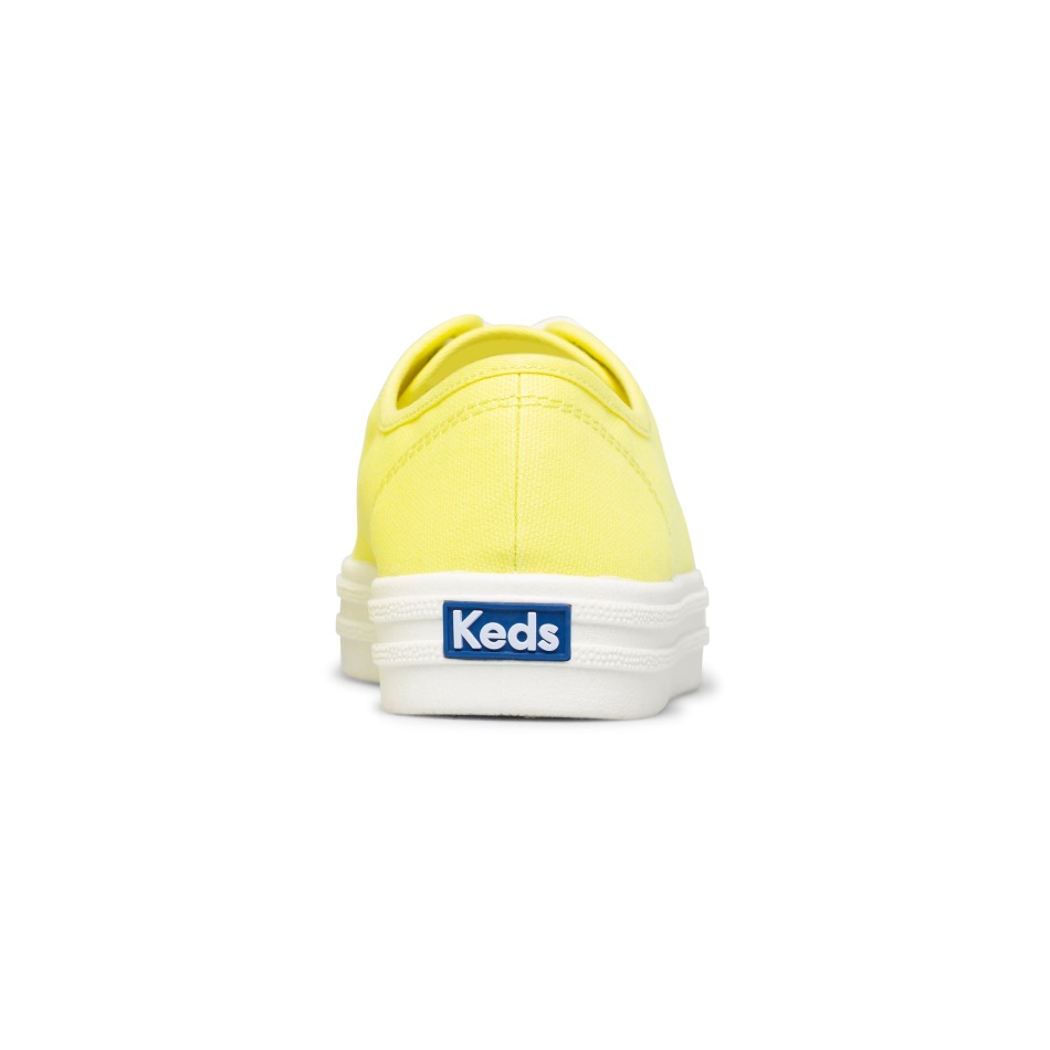Keds Mujer Breezie Lona Amarillo Neón