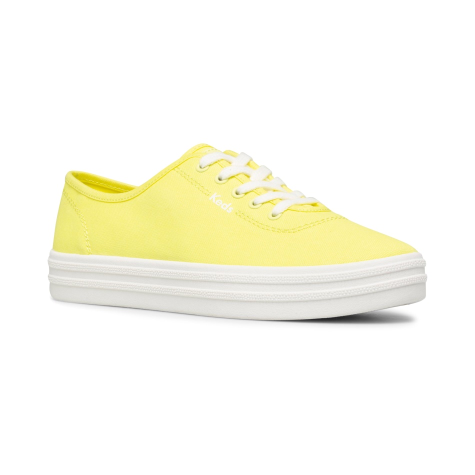 Keds Mujer Breezie Lona Amarillo Neón