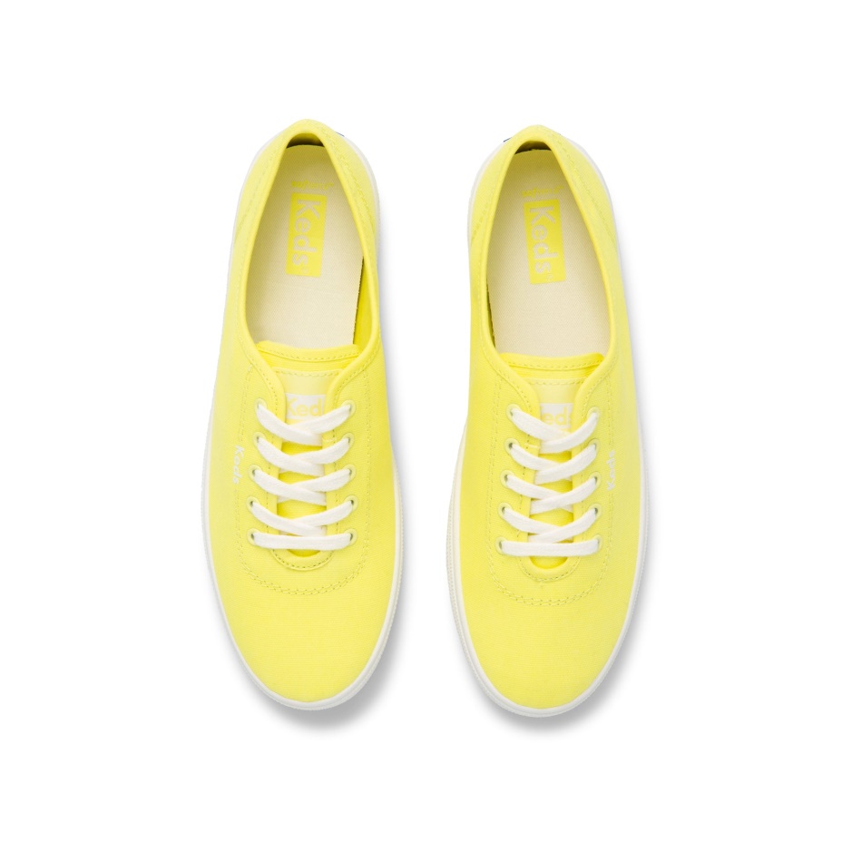 Keds Mujer Breezie Lona Amarillo Neón