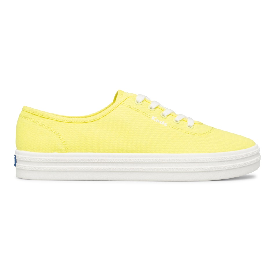 Keds Mujer Breezie Lona Amarillo Neón