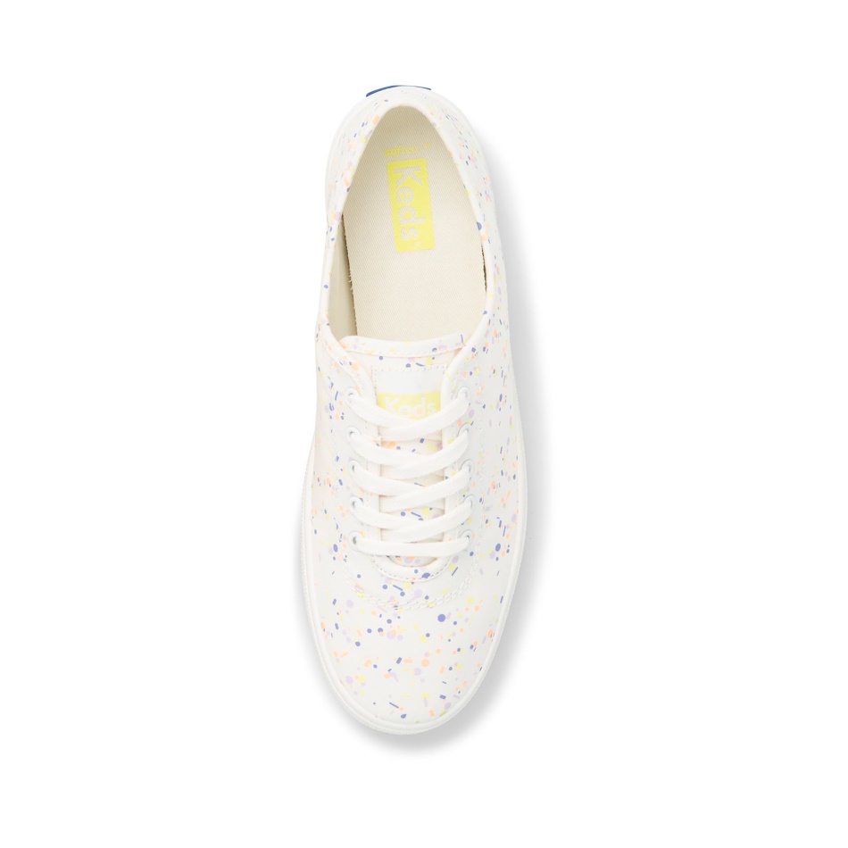 Keds Mujer Breezie Confetti Lienzo Blanco Multi