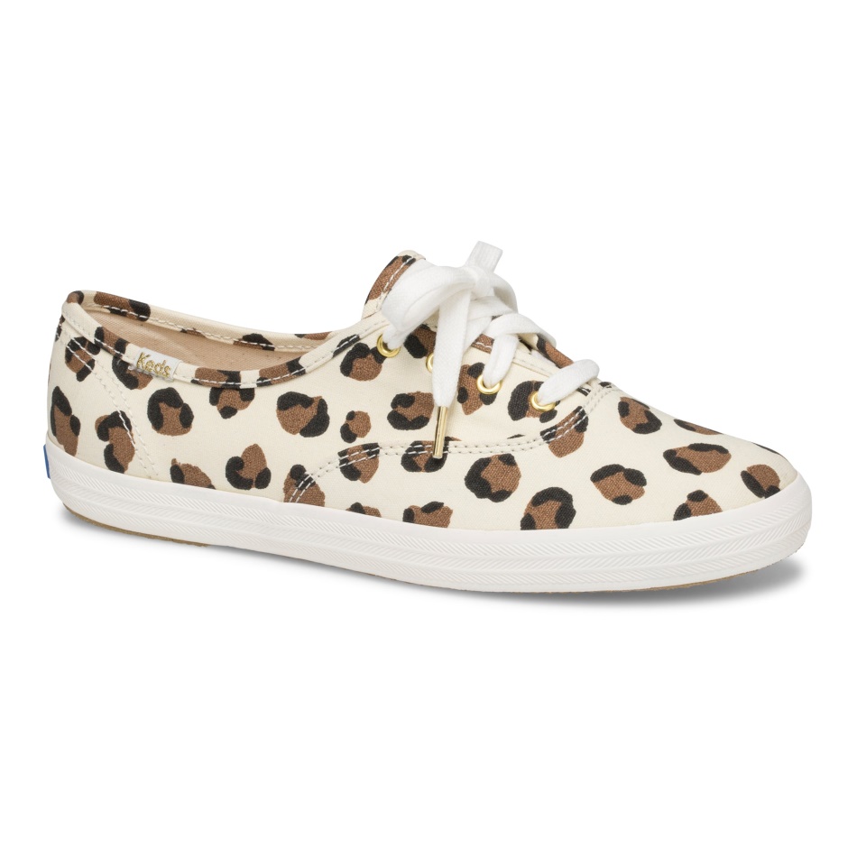 Keds Champion Leopard Cream Para Mujer