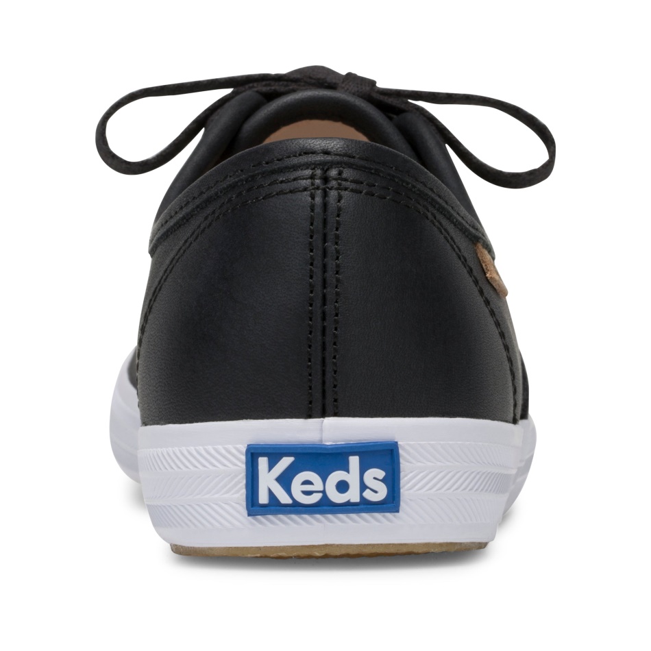 Zapatillas Keds Champion Luxe Cuero Ii Mujer Negras