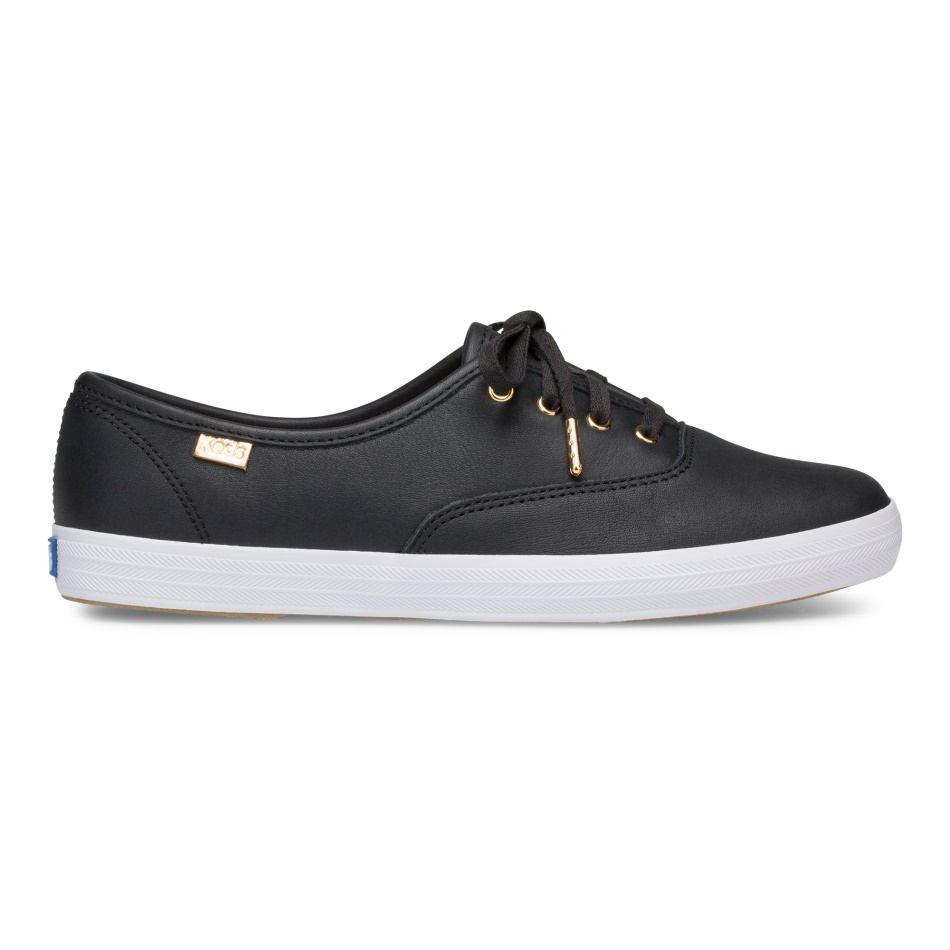 Zapatillas Keds Champion Luxe Cuero Ii Mujer Negras