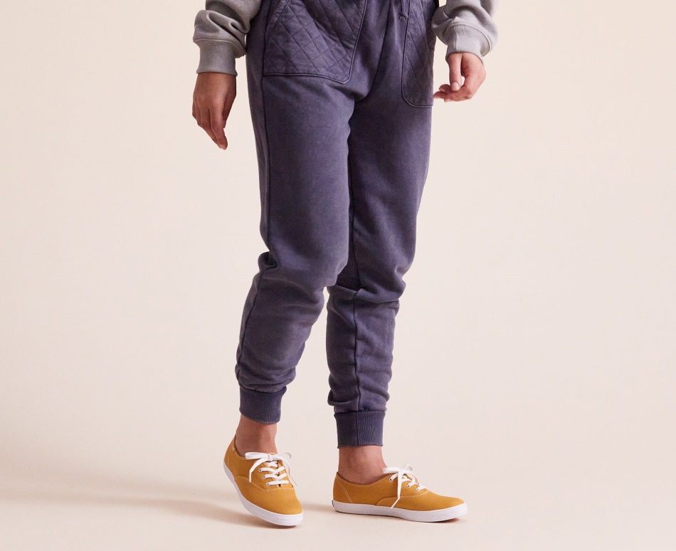 Lona De Algodón Orgánico Champion De Keds Para Mujer Harvest Gold