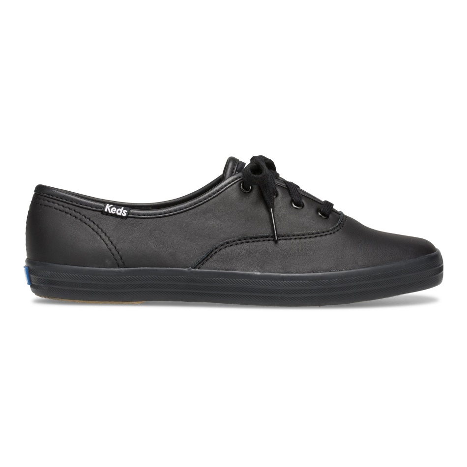 Zapatillas Keds Mujer Champion Originales Cuero Negras