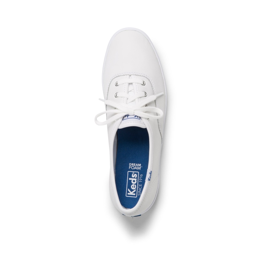 Zapatillas Keds Mujer Champion Originales Cuero Blancas