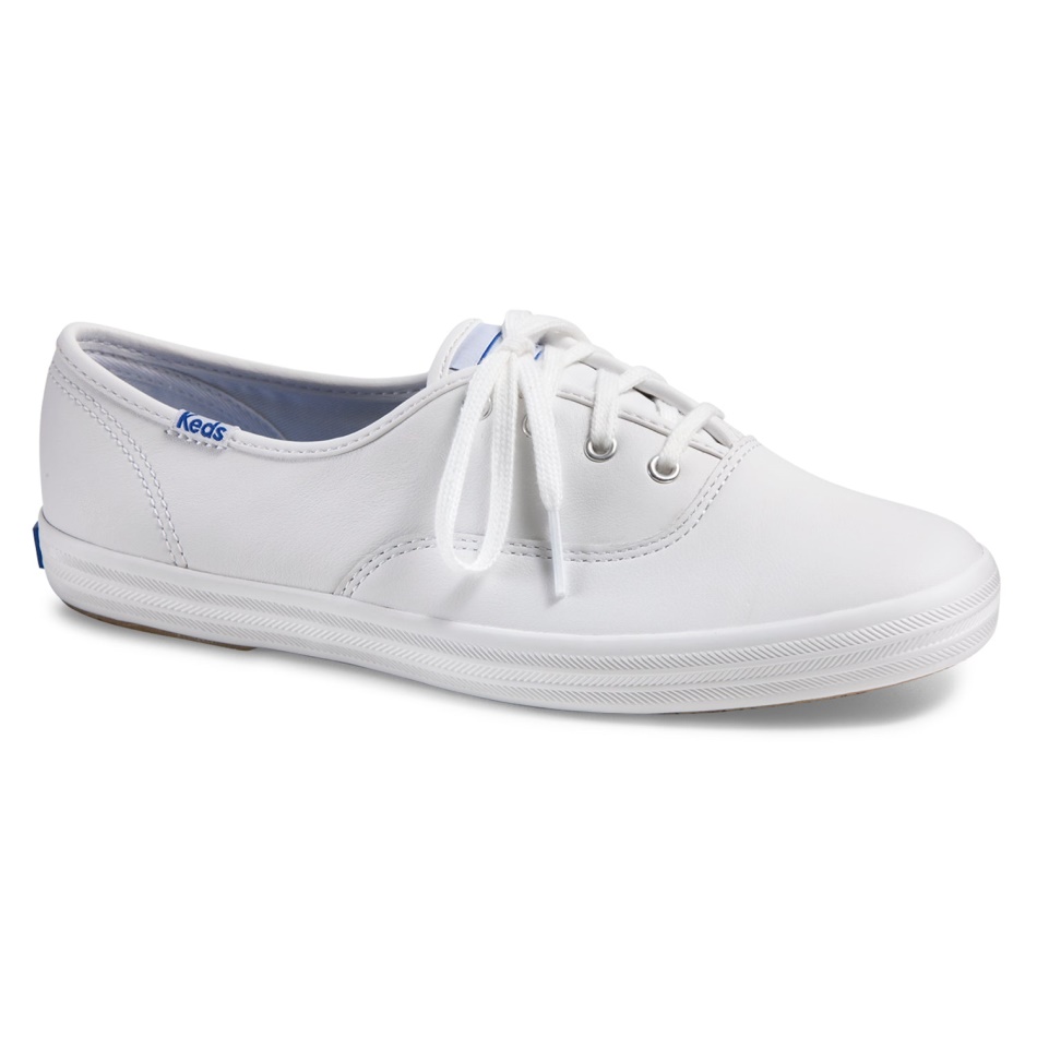 Zapatillas Keds Mujer Champion Originales Cuero Blancas