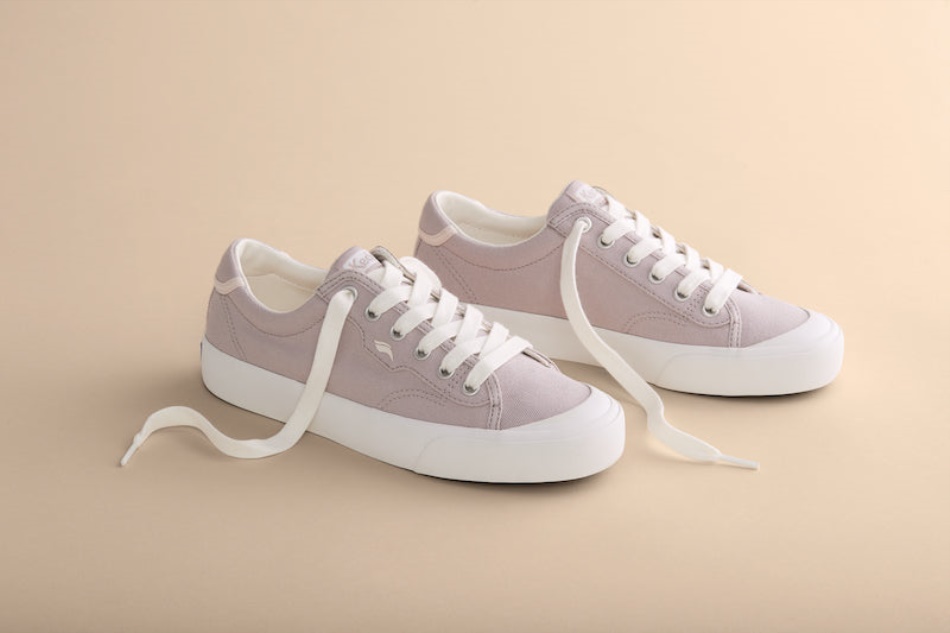 Keds Women's Crew Kick 75 Hazaña. Algodón Orgánico Nube Gris