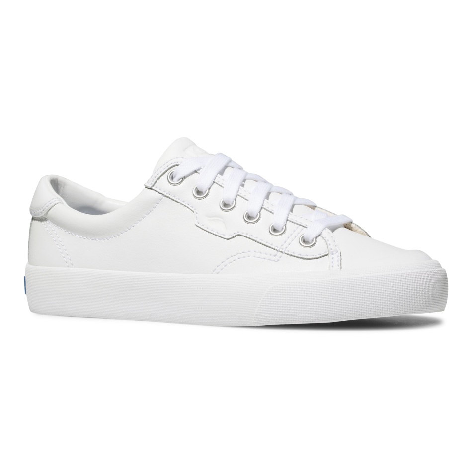 Keds Mujer Crew Kick 75 Cuero Blanco