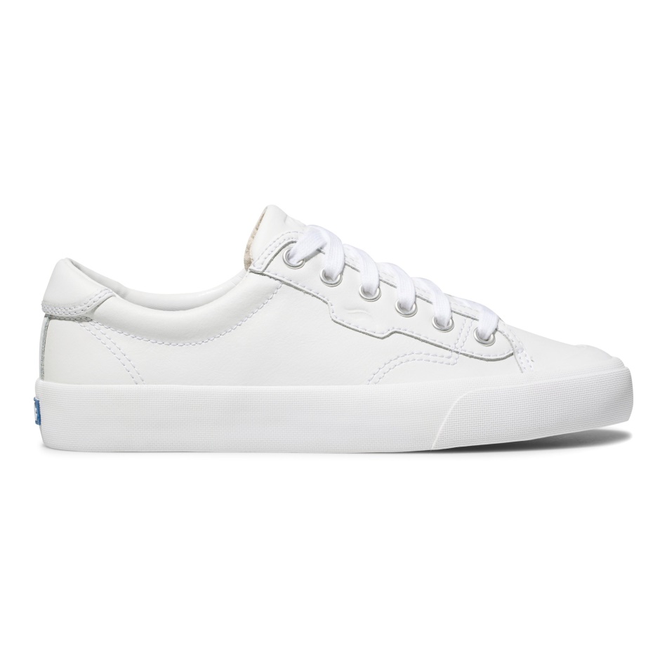 Keds Mujer Crew Kick 75 Cuero Blanco