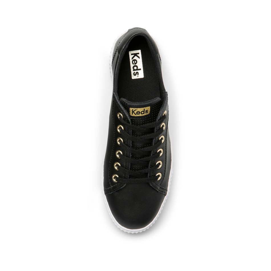 Keds Crew Kick Alto Para Mujer, Color Negro