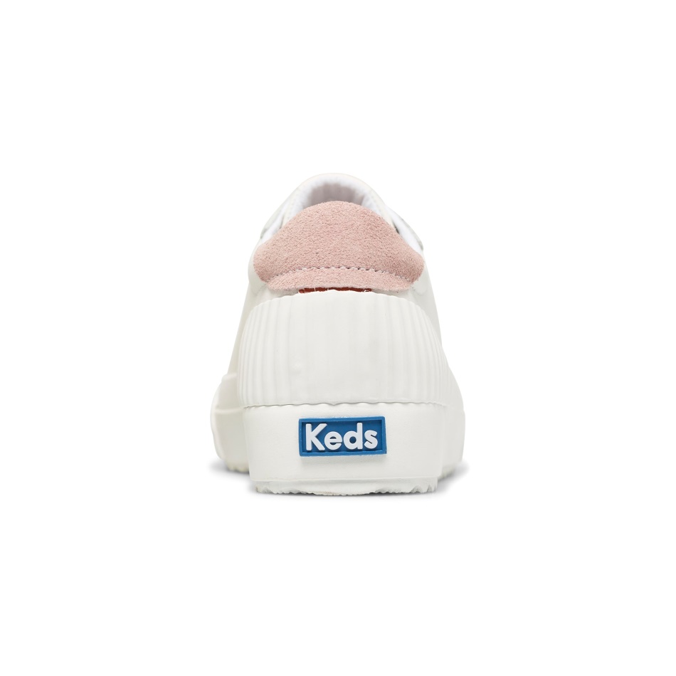 Keds Mujer Demi Trx Cuero Blanco