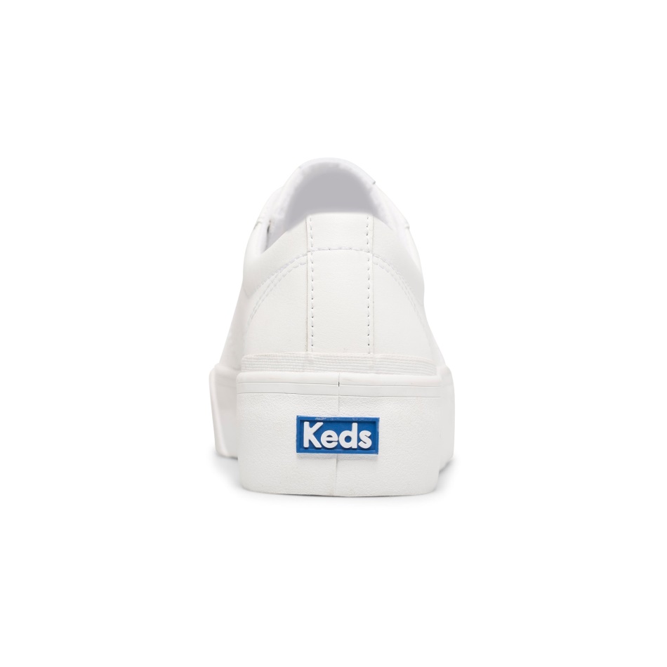 Zapatillas Keds Mujer Jump Kick Duo Cuero Blancas