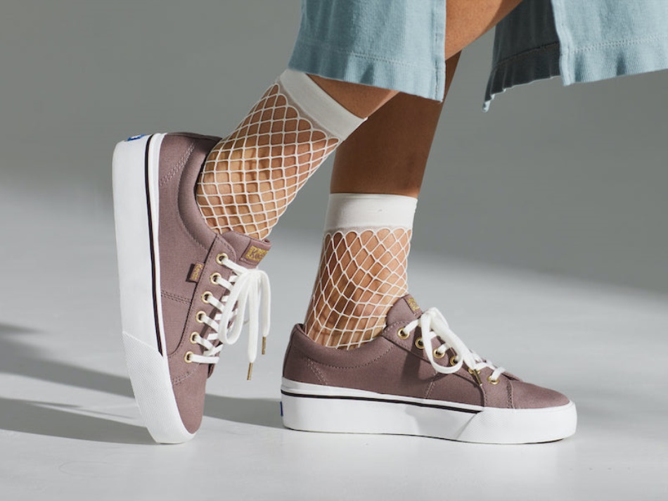 Keds Jump Kick Duo Algodón Orgánico Malva Para Mujer