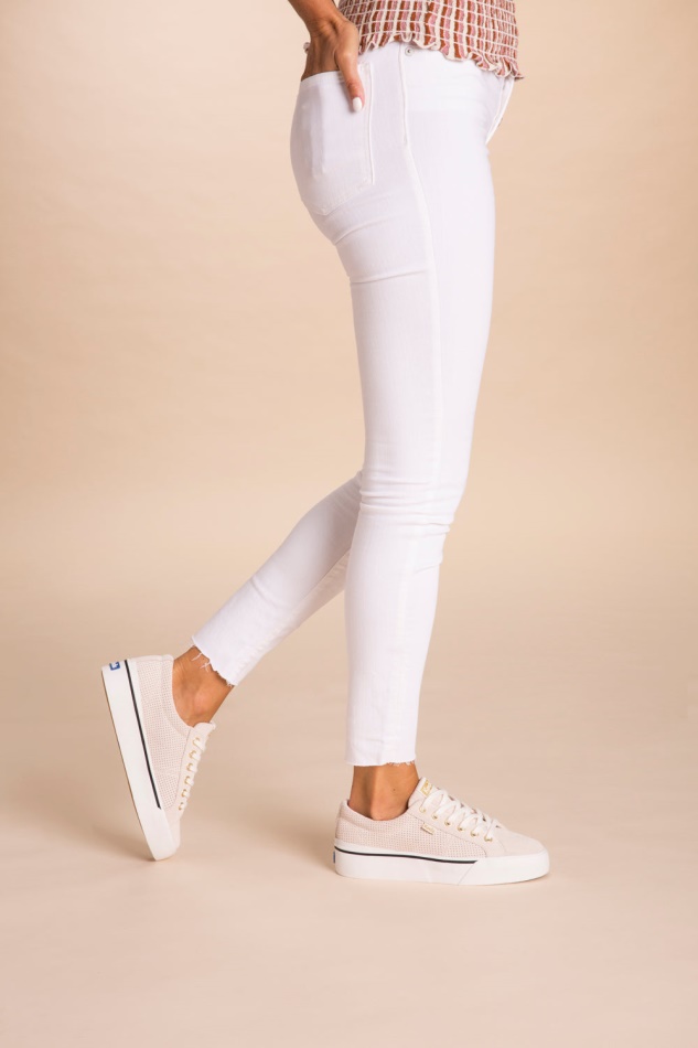 Keds Jump Kick Duo Ante Blanco Nieve Para Mujer