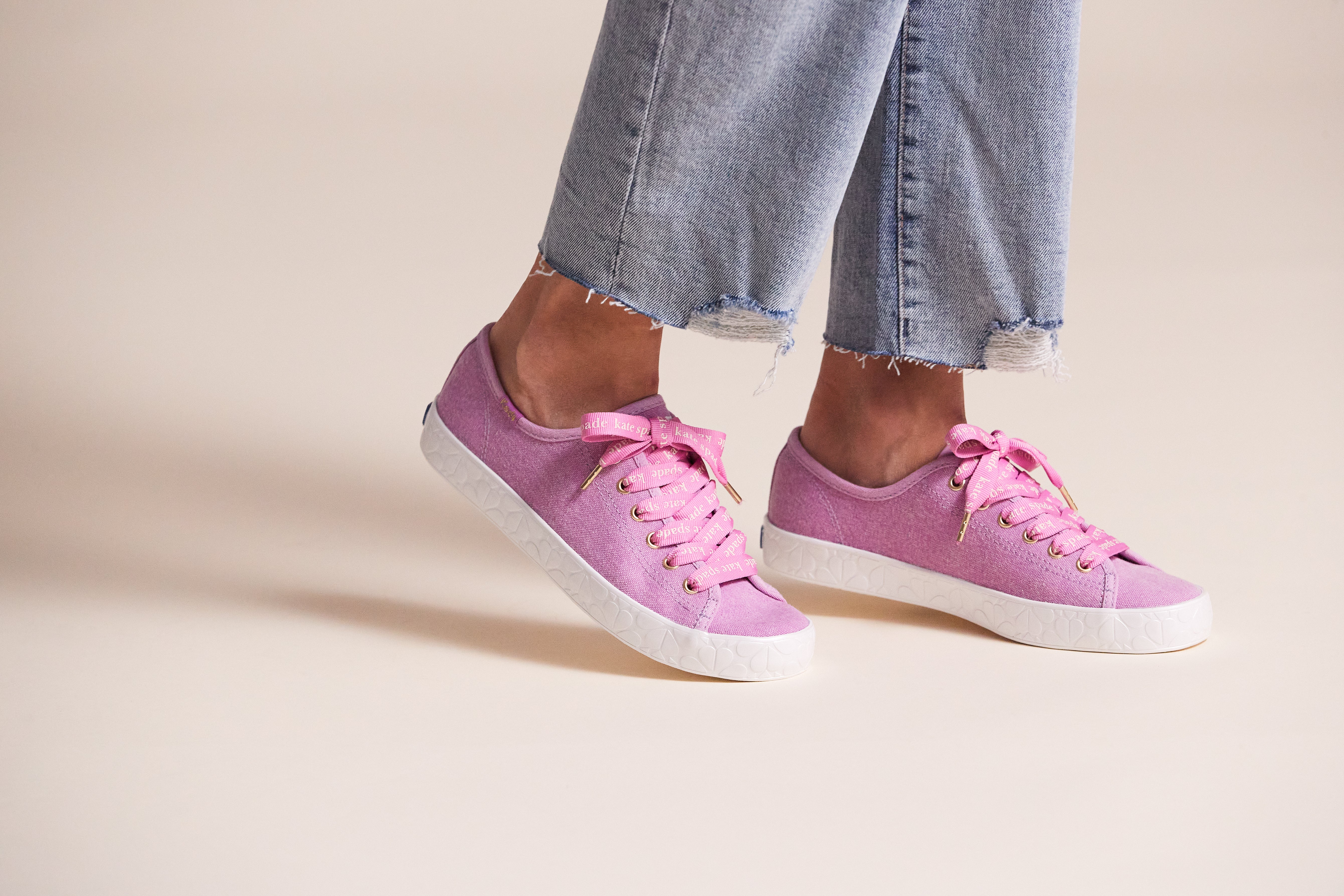 Keds Mujer Keds X Kate Spade New York Kickstart Logo Foxing Malva
