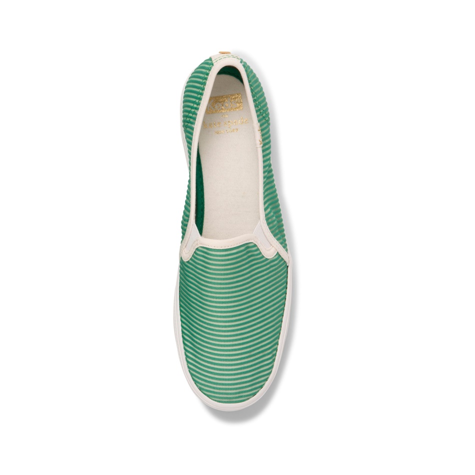 Keds Mujer Keds X Kate Spade New York Triple Decker Stripe Malla Verde