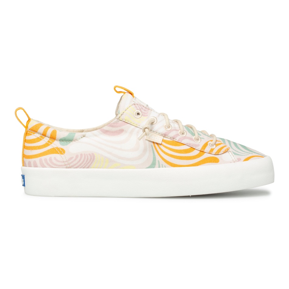 Keds Kickback Algodón Orgánico Groovy Floral Multi Para Mujer
