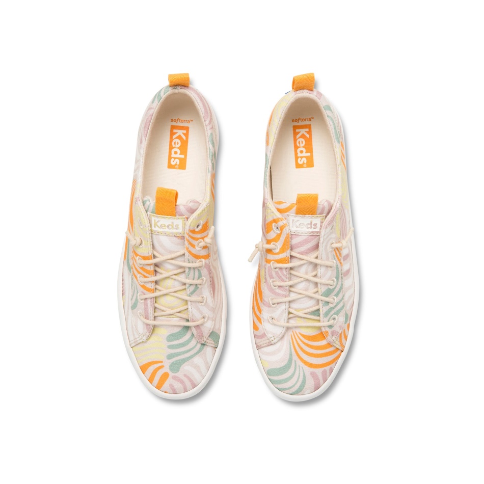 Keds Kickback Algodón Orgánico Groovy Floral Multi Para Mujer