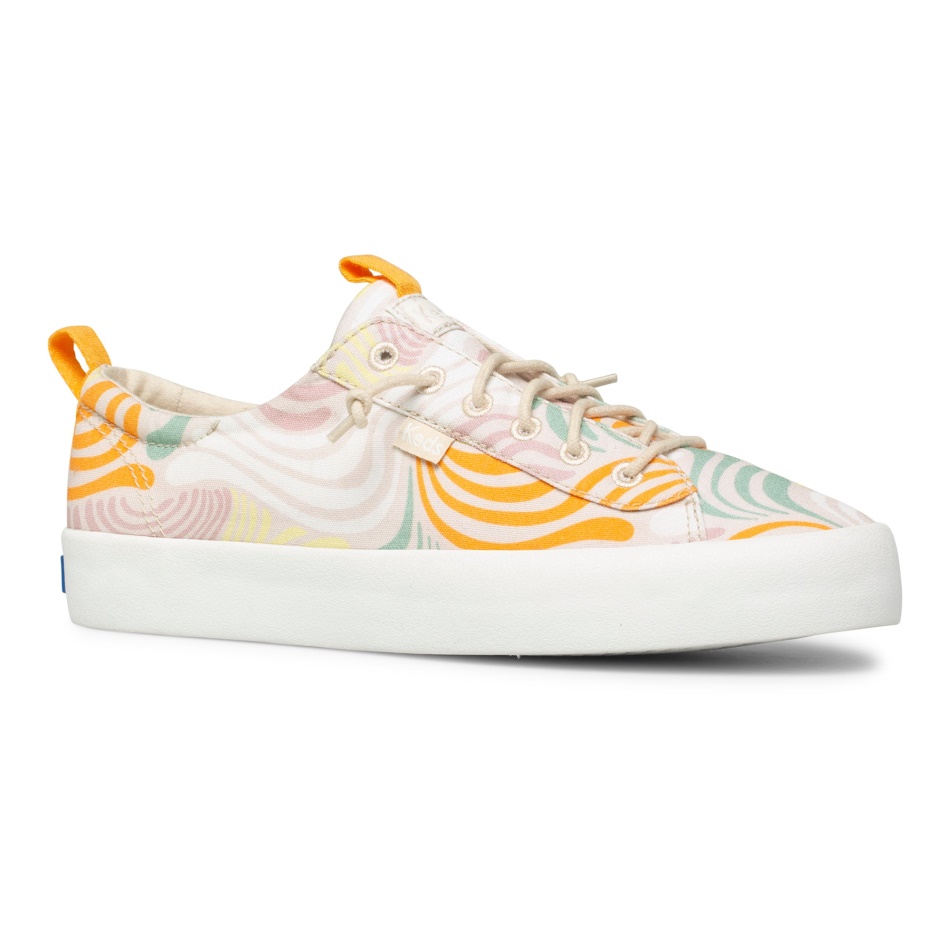 Keds Kickback Algodón Orgánico Groovy Floral Multi Para Mujer