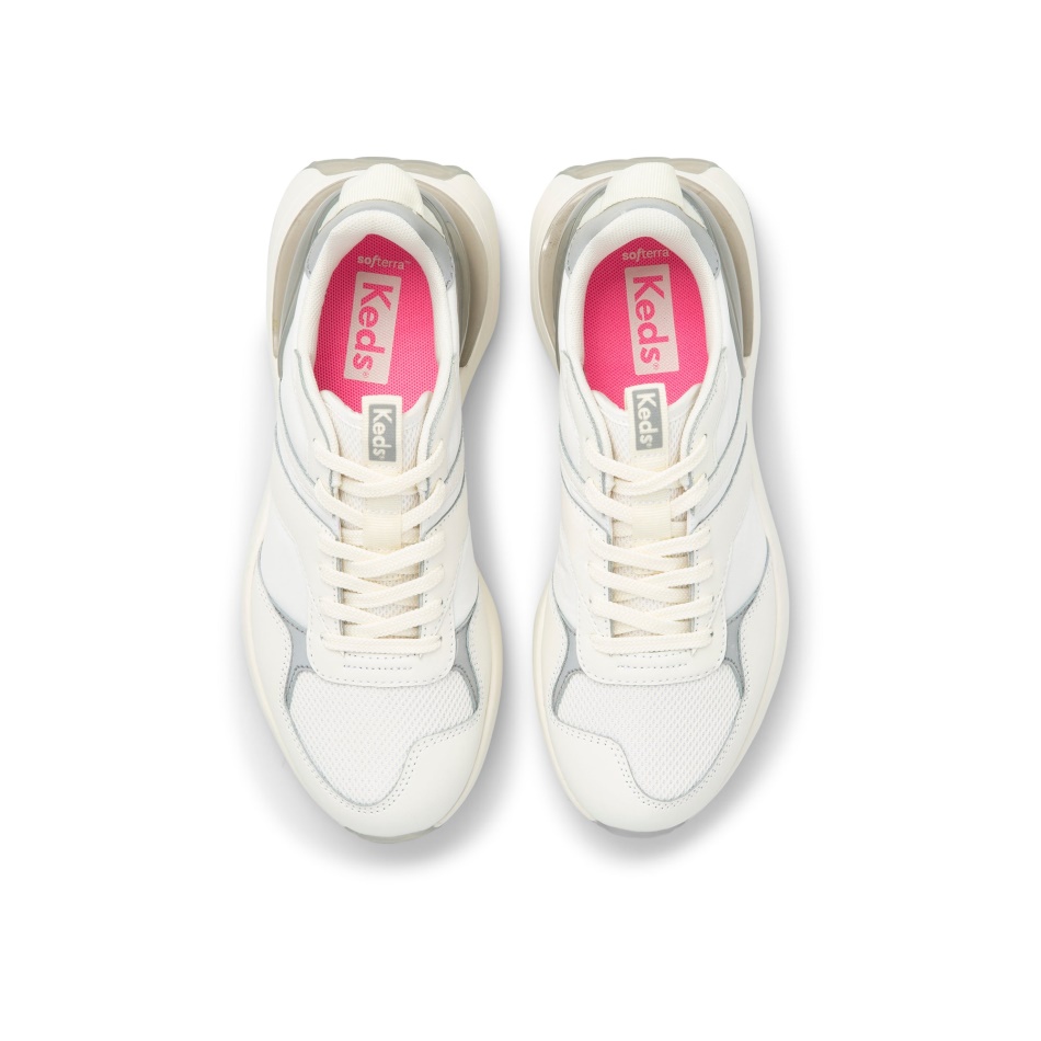 Keds Mujer Tiasa Blanco-plata