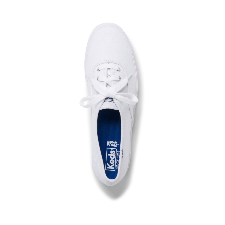 Keds Mujer Triple Cvo Lienzo Blanco