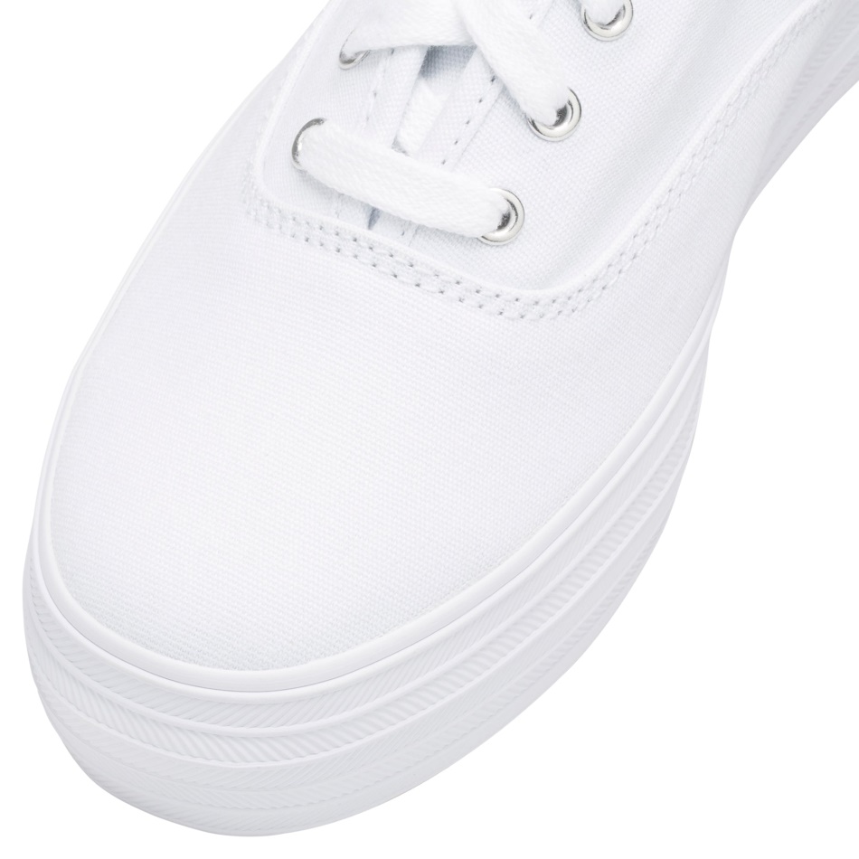 Keds Mujer Triple Cvo Lienzo Blanco