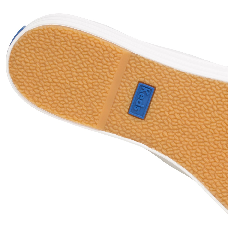 Keds Mujer Triple Kick Cuero Blanco