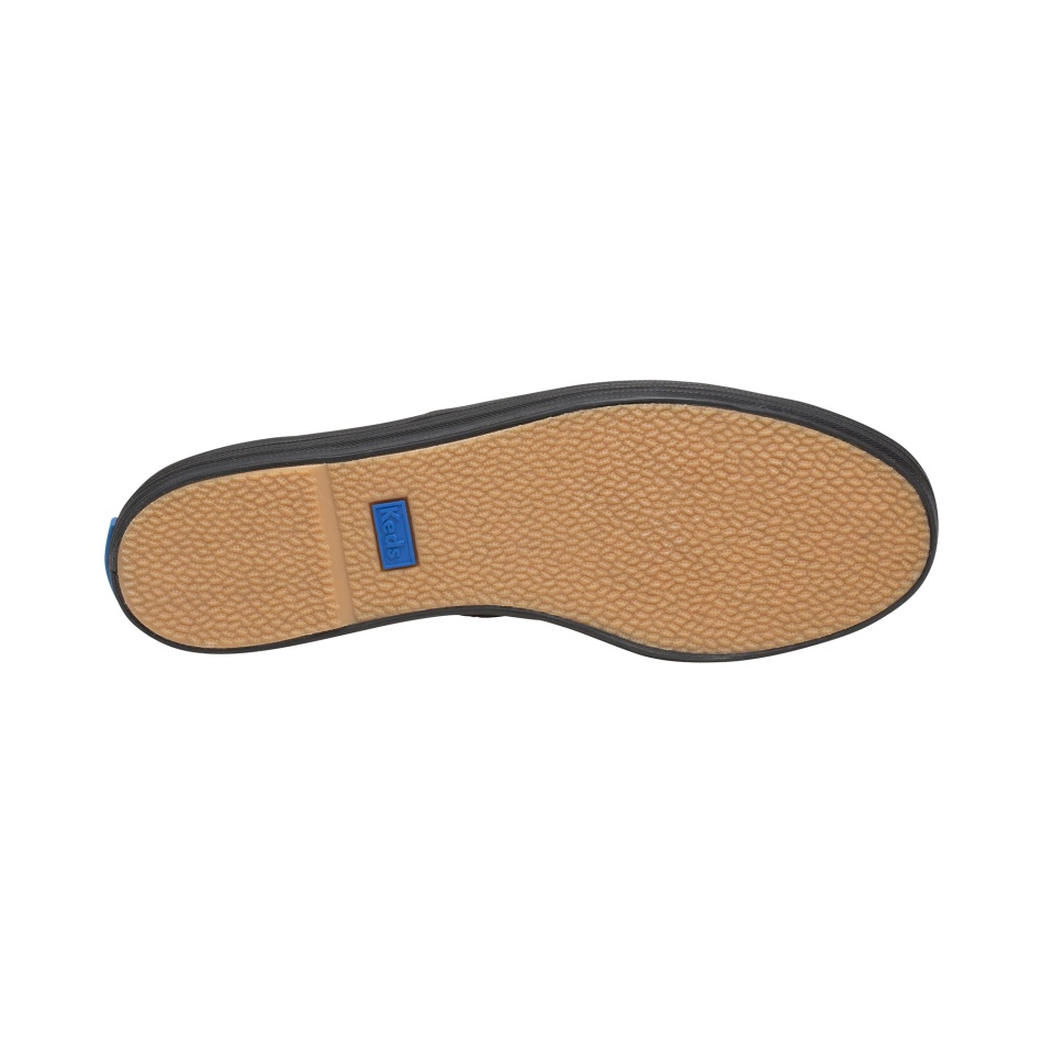 Keds Mujer Cuero Triple Negro