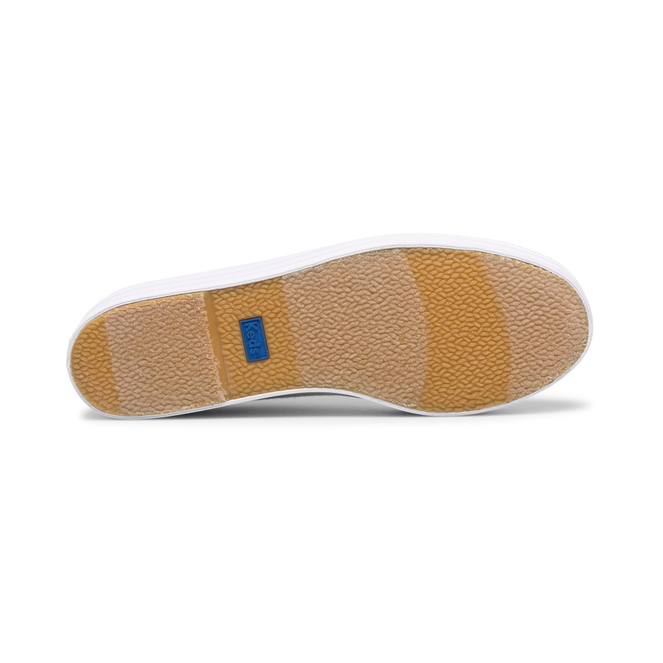 Keds Mujer Triple Up Organic Core Canvas Blanco